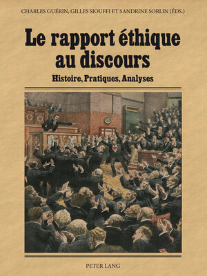 cover image of Le rapport éthique au discours